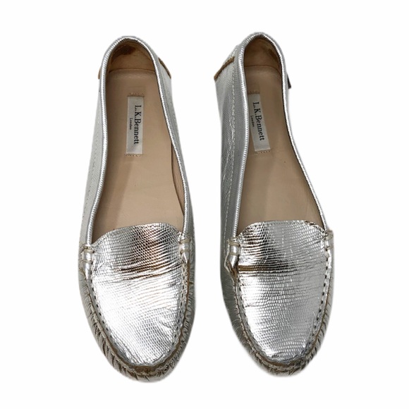 L.K.Bennett Shoes - ☀️L.K.Bennett Silver Loafers flats shoes